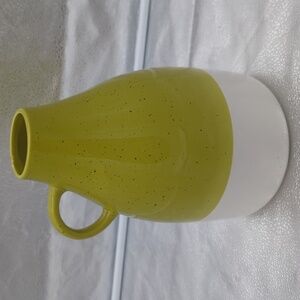 Green and White Ceramic Vase